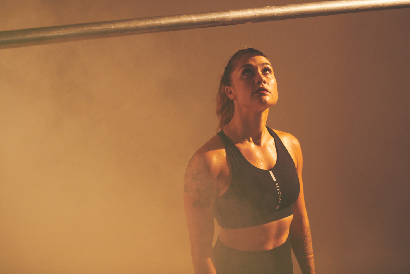 Sports and lifestyle photographer Dominic Marley photographs Charlotte Weidenbach for Peloton in London in this sweaty workout shoot.